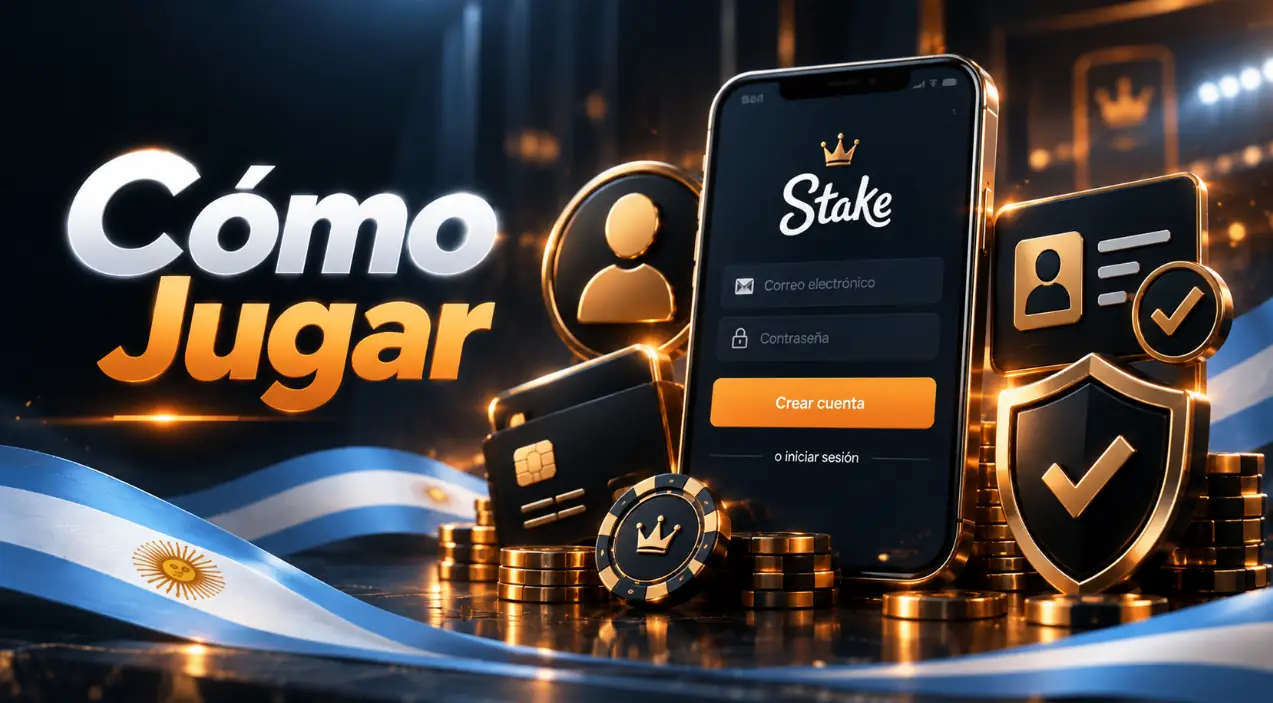 Como jugar Stake en Argentina: cuenta, depósito y verificación